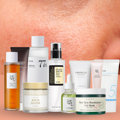 pack peau sensible et réactive produits coréens