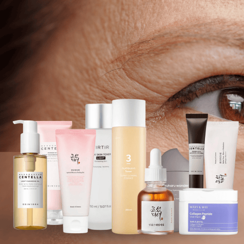 pack produits coréens premières rides et anti âges